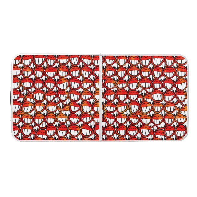 Devil seamless pattern + your ideas beer pong table (Top)