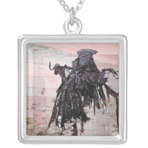 DEVIL SILVER PLATED NECKLACE