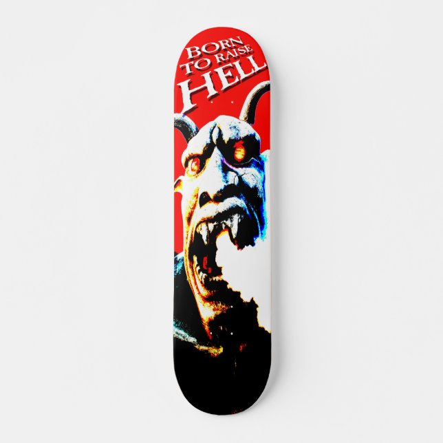 Devil Skateboard Deck (Front)