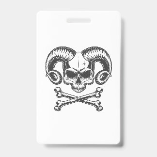Devil Skull Badge