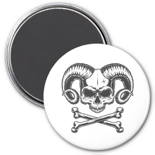 Devil Skull Magnet