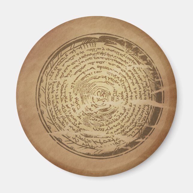 Devil Trap Assyrian Magic Charms Magnet (Front)