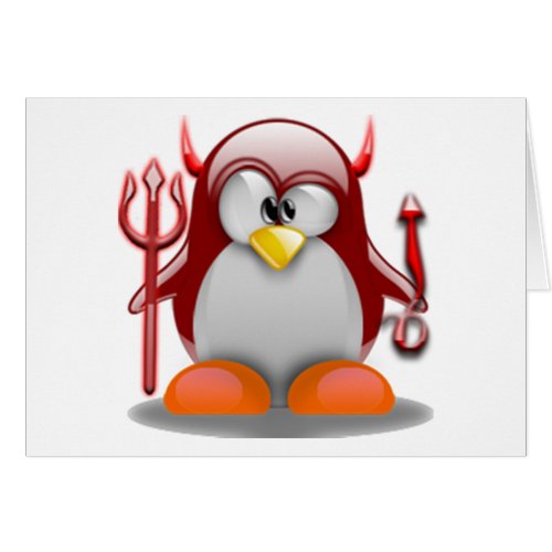 Devil Tux Linux Tux