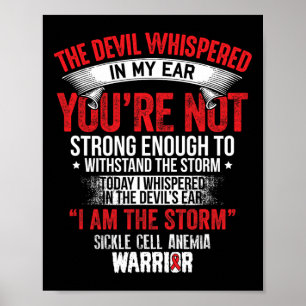 Devil Whispered- Sickle Cell Anemia Awareness Supp Poster