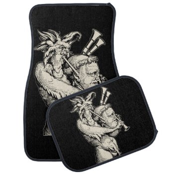 Devil With The Bagpipes Car Mat by andersARTshop at Zazzle