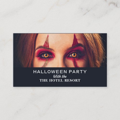 Devil Woman Halloween Party Ticket Invitation