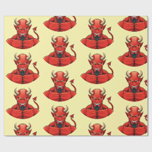 Devil wrapping paper