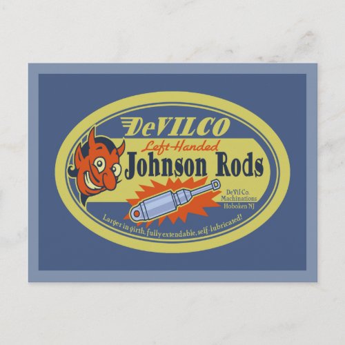 DeVILCO Left_Handed Johnsons Postcard