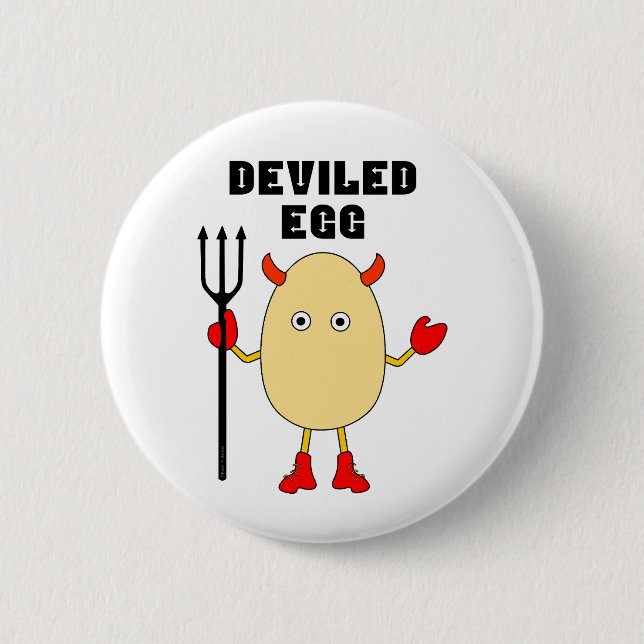 Deviled Egg Button (Front)