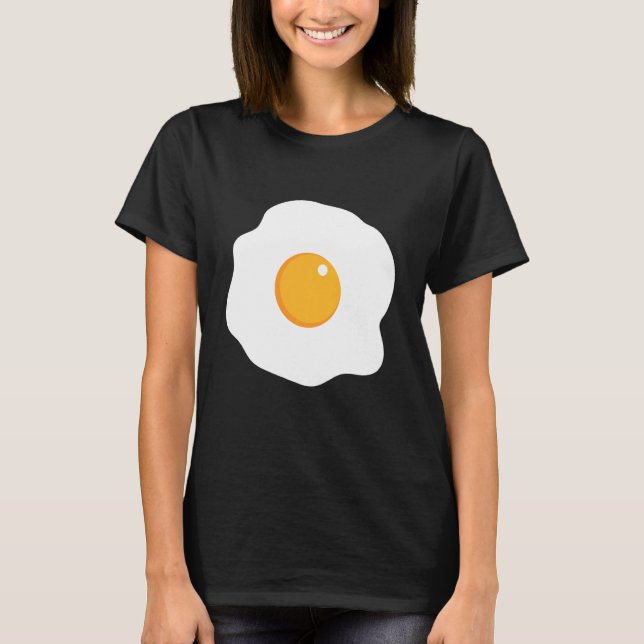 Deviled Egg Costume Add Devil Horns And Tail Hallo T-Shirt (Front)