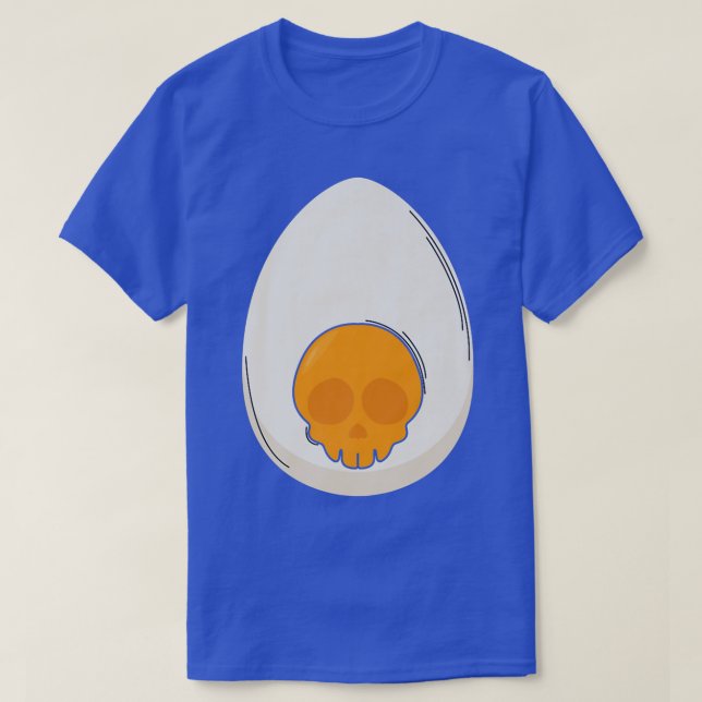 Deviled Egg Costume Devil Horns Halloween Love Egg T-Shirt (Design Front)