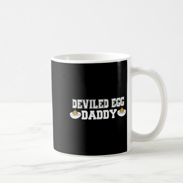 Deviled Egg Daddy - Funny Thanksgiving Deviled Egg Coffee Mug (Right)