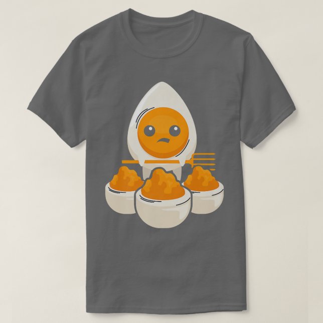 Deviled Egg Day Costume Funny Halloween Love Eggs  T-Shirt (Design Front)