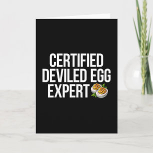 Deviled Egg Expert Card