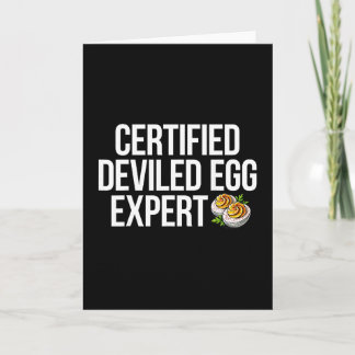 Deviled Egg Expert Card