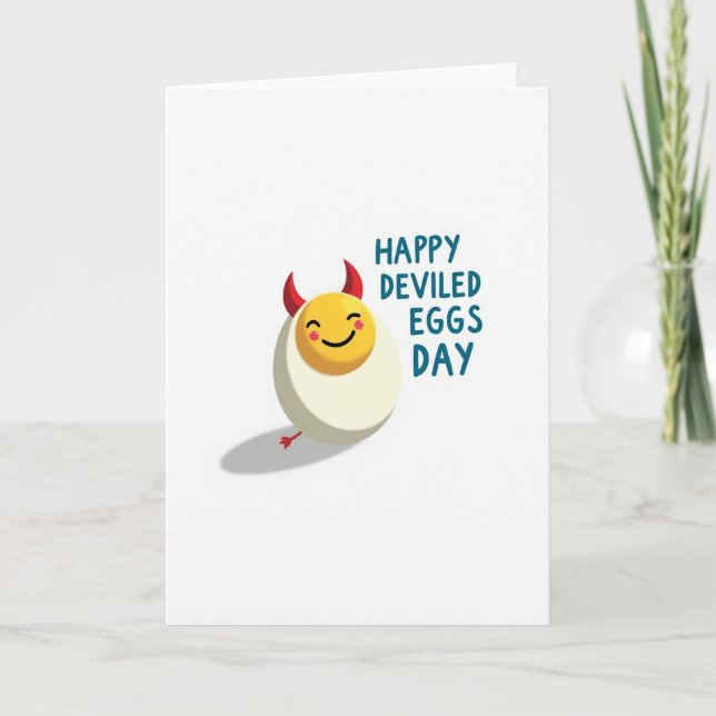 Deviled Egg Fun Day Card (Front)