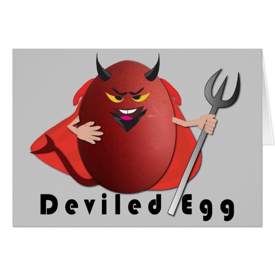 'deviled egg' funny egg humorous card