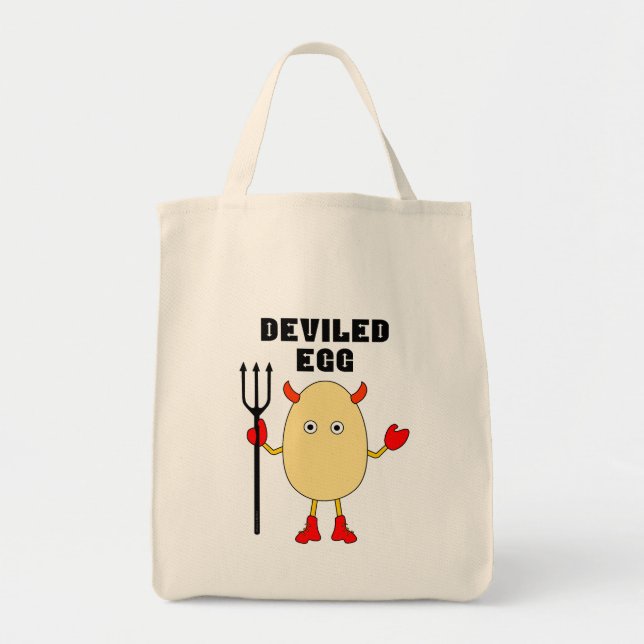 Deviled Egg Tote Bag (Front)