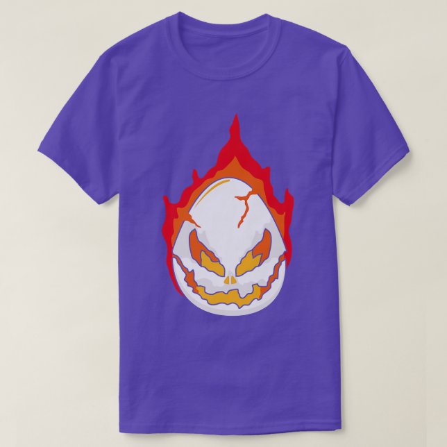 Deviled Egg Usuume Funny Joke Halloween Love Eggs T-Shirt (Design Front)