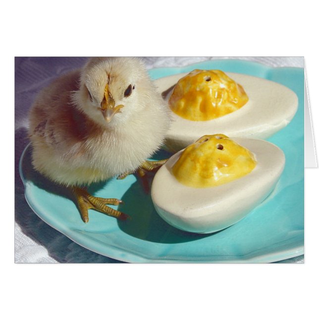 Deviled Eggs and the Chick Cards (Front Horizontal)