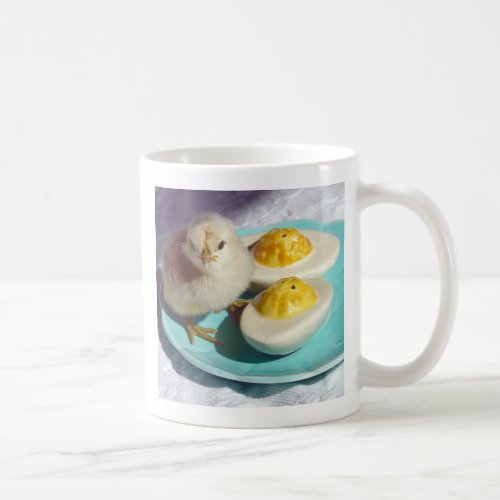 Deviled Eggs and the Chick Coffee Mug
