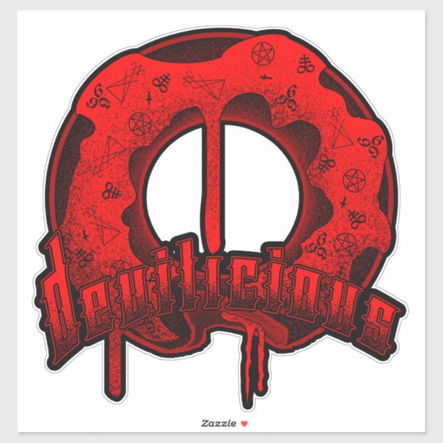 Devilicious Donut Sticker (Sheet)