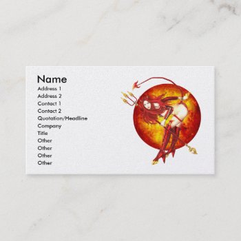 Devilious Business Cards 2 by MoonArtandDesigns at Zazzle