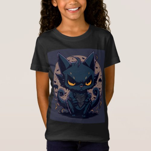 Devilish Cat Charm T_Shirt