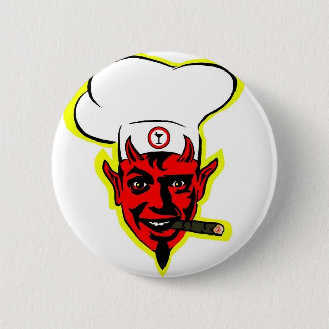 Devilish Chef Button (Front)