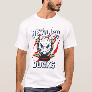 Devilish Ducks Mighty Ducks Baseball T-Shirt