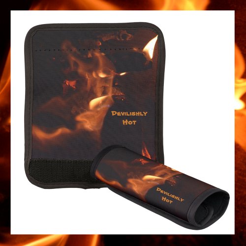 Devilish Flames Luggage Handle Wrap