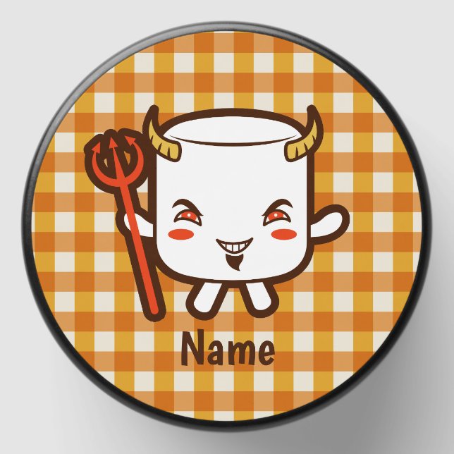 Devilish Marshmallow Mini Candle Favors (Front)