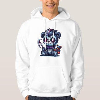Devilish Teddy Bear Designs Hoodie