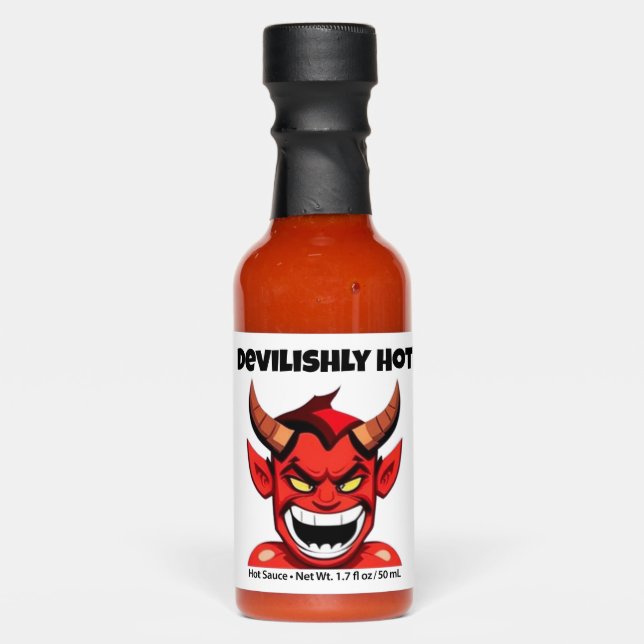 Devilishly Hot Sauce: Sinfully Spicy Flavor! Hot Sauces (Front)