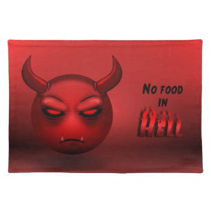 Devilmoji Table Set Cloth Placemat