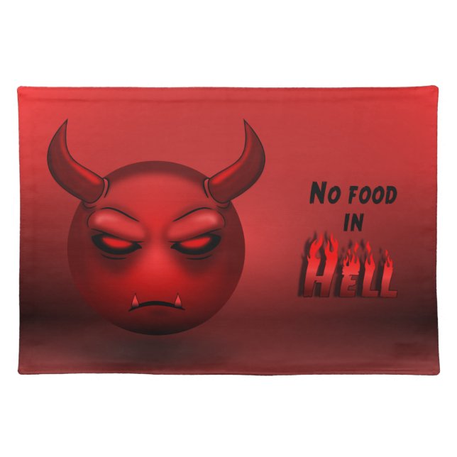 Devilmoji Table Set Cloth Placemat (Front)
