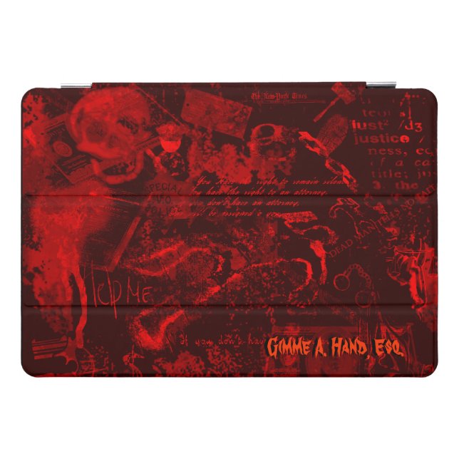 Devil's Advocate in Red+Black Personalized iPad Pro Cover (Horizontal)