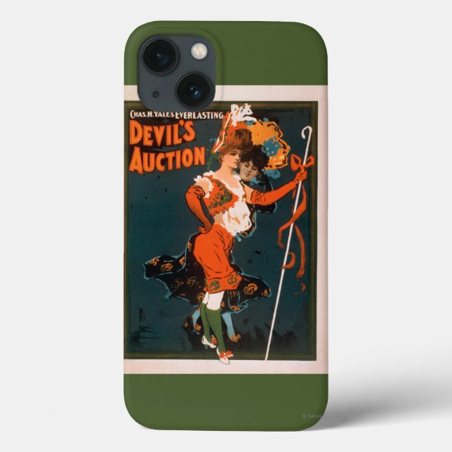 Devil's Auction Woman in Costume Theatre 2 Case-Mate iPhone Case (Back)