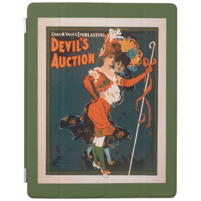 Devil's Auction Woman in Costume Theatre 2 iPad Smart Cover (Front)