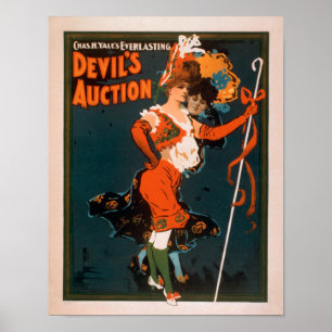 Devil's Auction Woman in Costume Theatre 2 Poster
