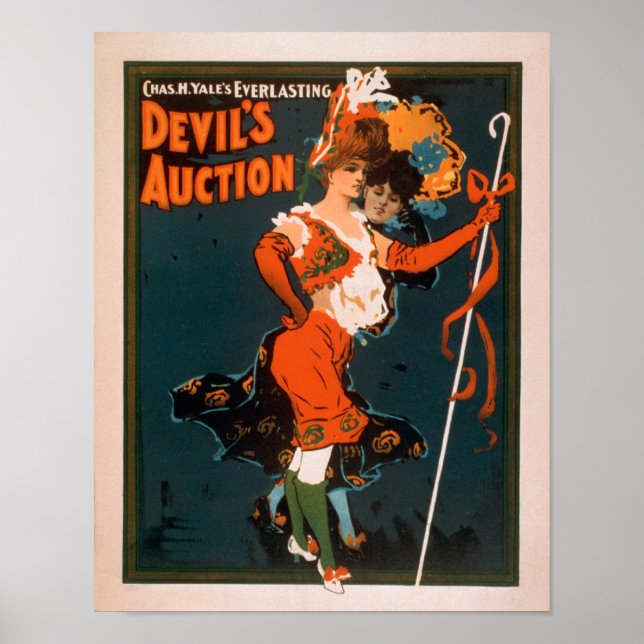 Devil's Auction Woman in Costume Theatre 2 Poster (Front)