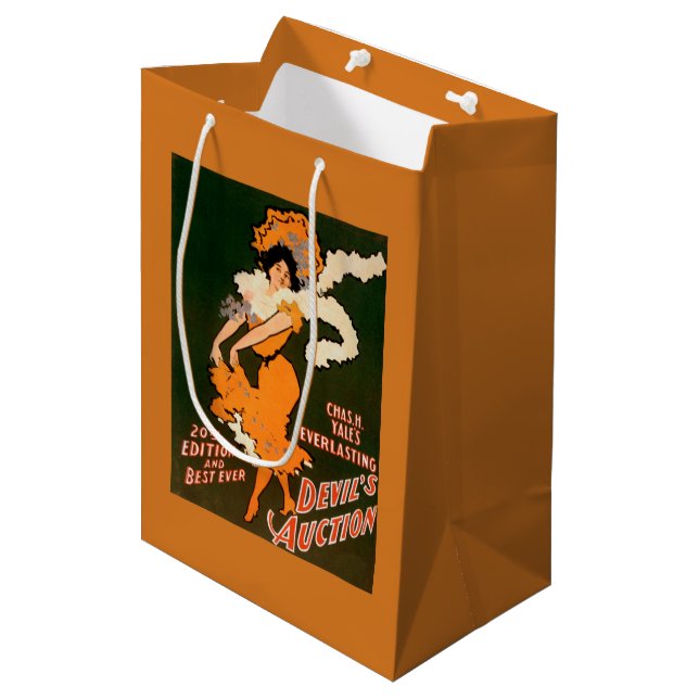 Devil's Auction Woman in Costume Theatre Medium Gift Bag (Front Angled)