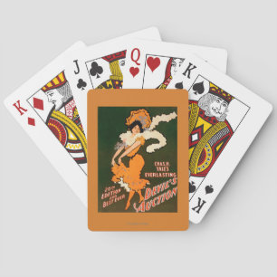 Devil's Auction Woman in Costume Theatre Poker Cards