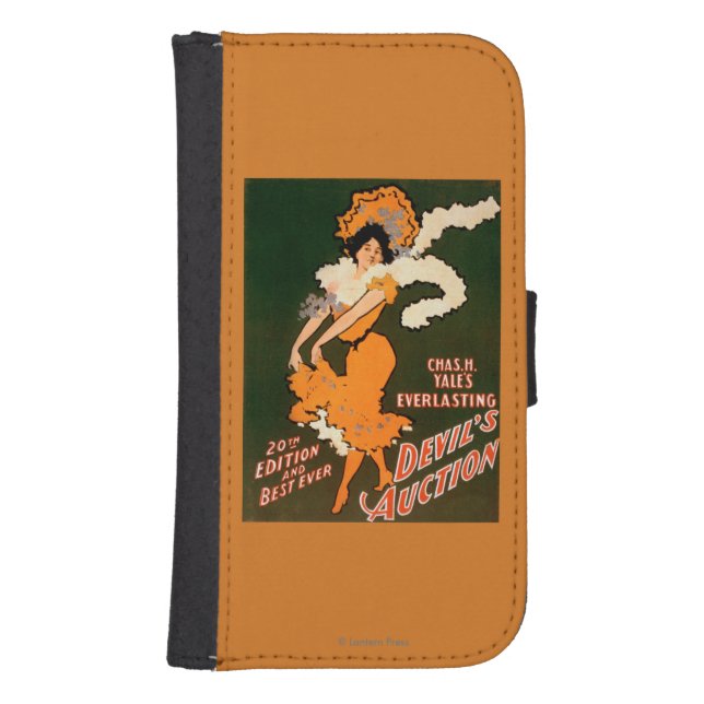 Devil's Auction Woman in Costume Theatre Samsung Galaxy Wallet Case (Front)