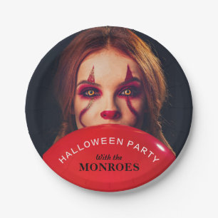 Devil's Balloon, Halloween Party Paper Plates