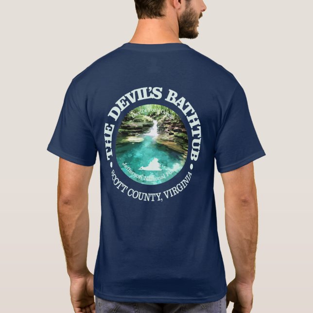 Devils Bathtub (Va) T-Shirt (Back)