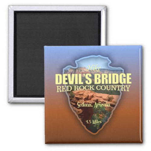 Devils Bridge arrowhead Magnet