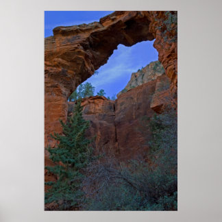 Devil's Bridge in Sedona, AZ 3445 Poster