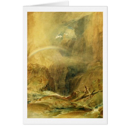 Devil's Bridge, St. Gotthard's Pass, c.1804 (w/c a Cards (Front)