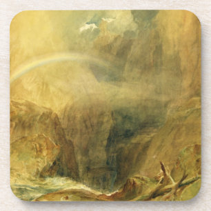 Devil's Bridge, St. Gotthard's Pass, c.1804 (w/c a Drink Coaster